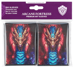 Fire and Ice Dragon Matte Art Sleeves 100ct